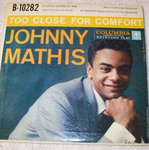 Johnny Mathis - Too Close For Comfort (7", EP) (Near Mint (NM or M-))