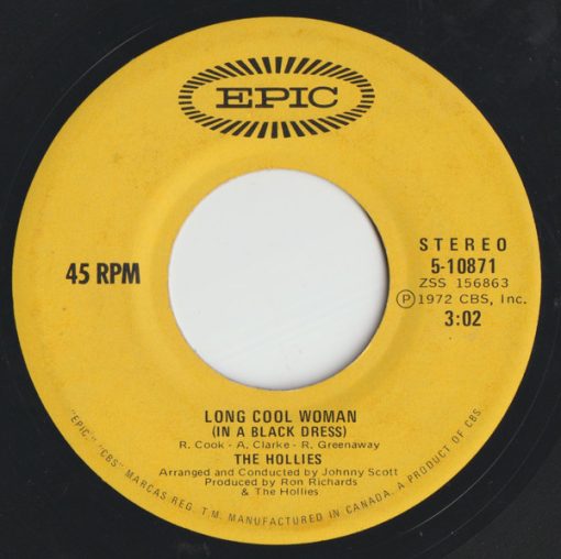 The Hollies - Long Cool Woman (In A Black Dress) (7", Single) (Near Mint (NM or M-))