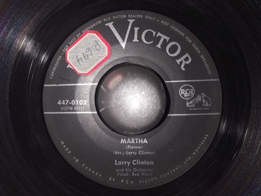 Larry Clinton And His Orchestra - Martha / Dipsy Doodle (7") (Very Good (VG))