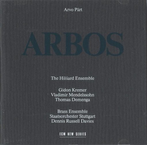 Arvo Pärt - Arbos (CD, Album) (Very Good Plus (VG+))