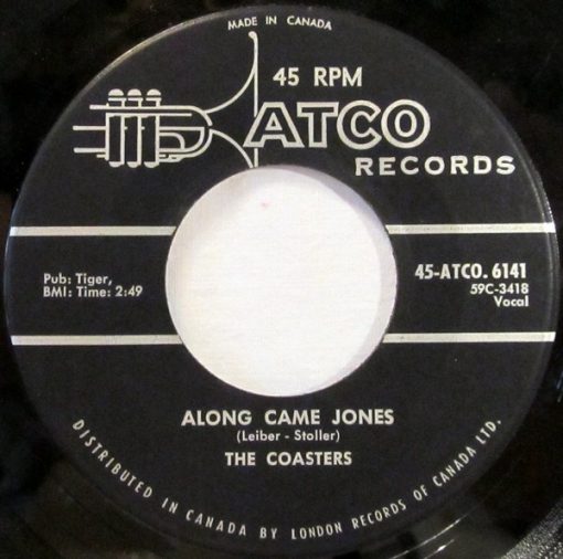 The Coasters - Along Came Jones / That Is Rock & Roll (7") (Near Mint (NM or M-))