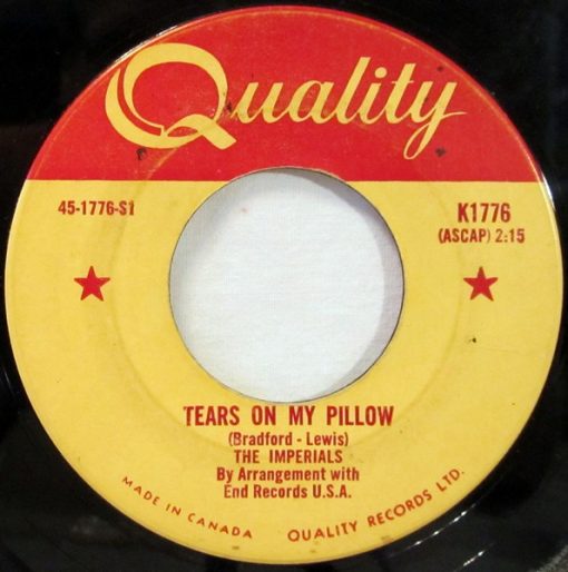 Little Anthony & The Imperials - Tears On My Pillow / Two People In The World (7") (Very Good Plus (VG+))