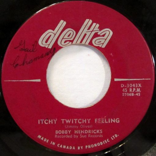 Bobby Hendricks - Itchy Twitchy Feeling / A Thousand Dreams (7") (Near Mint (NM or M-))