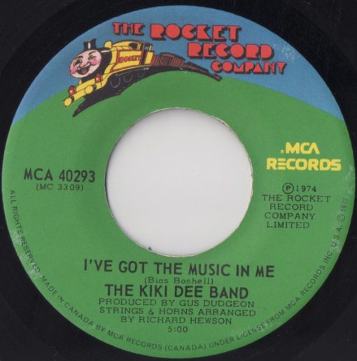 The Kiki Dee Band - I've Got The Music In Me (7", Single) (Near Mint (NM or M-))