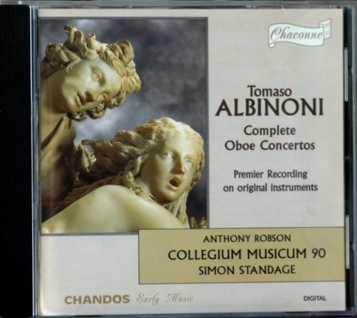 Tomaso Albinoni, Simon Standage, Collegium Musicum 90, Anthony Robson - Complete Oboe Concertos (CD, Album) (Near Mint (NM or M-))