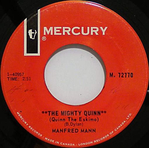 Manfred Mann - The Mighty Quinn (Quinn The Eskimo) (7", Single) (Near Mint (NM or M-))