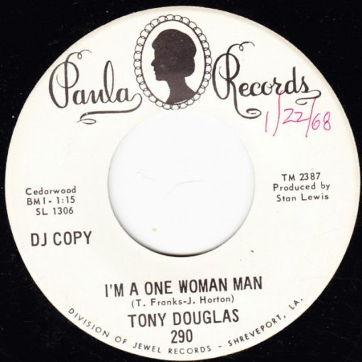 Tony Douglas (3) - I'm A One Woman Man / Mention My Name (7", Promo) (Very Good Plus (VG+))