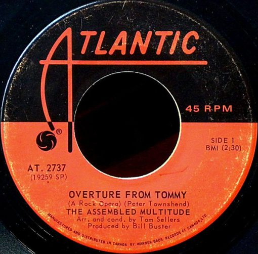 The Assembled Multitude - Overture From Tommy (A Rock Opera) / Mud (7", Single) (Near Mint (NM or M-))