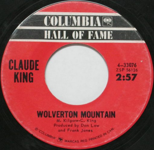 Claude King (2) - Wolverton Mountain / Sam Hill (7", RE) (Near Mint (NM or M-))