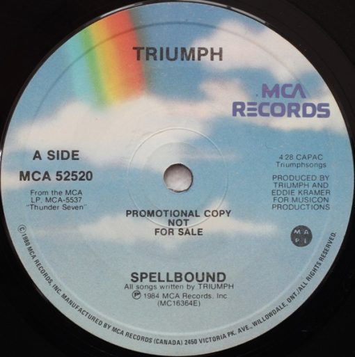 Triumph (2) - Spellbound (7", Promo) (Near Mint (NM or M-))