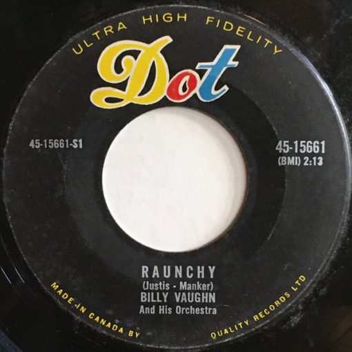 Billy Vaughn And His Orchestra - Raunchy / Sail Along Silvery Moon (7", Single) (Near Mint (NM or M-))