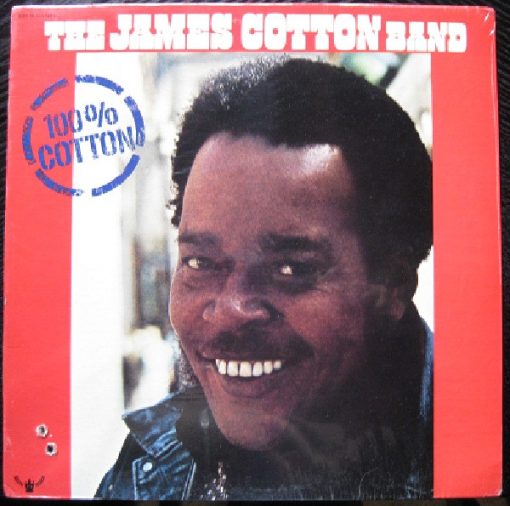 The James Cotton Band - 100% Cotton (LP, Album) (Mint (M))