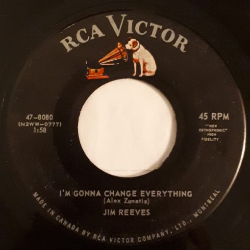 Jim Reeves - I'm Gonna Change Everything (7", Mono) (Near Mint (NM or M-))