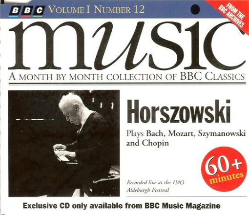 Mieczyslaw Horszowski Plays Johann Sebastian Bach, Wolfgang Amadeus Mozart, Karol Szymanowski, Frédéric Chopin - Horszowski Plays Bach, Mozart, Szymanowski And Chopin (CD) (Near Mint (NM or M-))