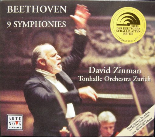 Ludwig van Beethoven, David Zinman, Tonhalle-Orchester Zürich - 9 Symphonies (5xCD + Box) (Near Mint (NM or M-))