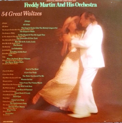 Freddy Martin And His Orchestra - 54 Great Waltzes (2xLP, Comp) (Mint (M))