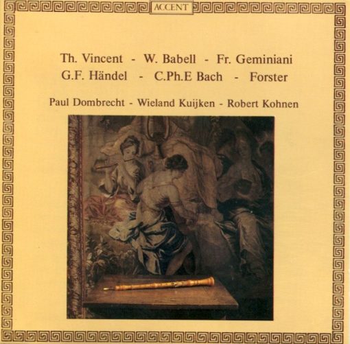 Paul Dombrecht • Wieland Kuijken • Robert Kohnen - Oboe Sonatas Between 1700-1750 (CD, RE) (Near Mint (NM or M-))