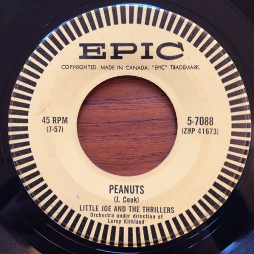 Little Joe Cook And The Thrillers - Peanuts / Lilly Lou (7", RE) (Near Mint (NM or M-))