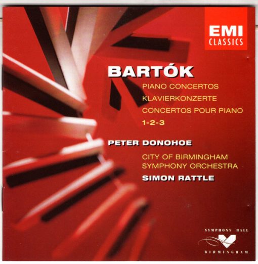 Béla Bartók - Peter Donohoe - City Of Birmingham Symphony Orchestra - Sir Simon Rattle - Piano Concertos • Klavierkonzerte • Concertos Pour Piano 1-2-3 (CD, Album) (Near Mint (NM or M-))