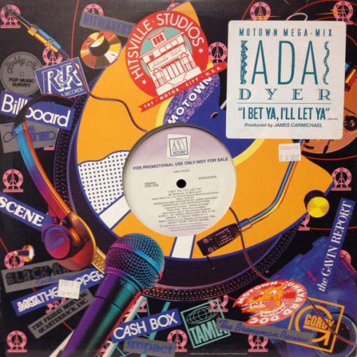 Ada Dyer - I Bet Ya, I'll Let Ya (12", Single, Promo) (Mint (M))