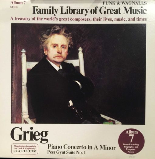 Edvard Grieg - Piano Concerto In A Minor - Peer Gynt Suite No. 1 (LP, Album) (Mint (M))