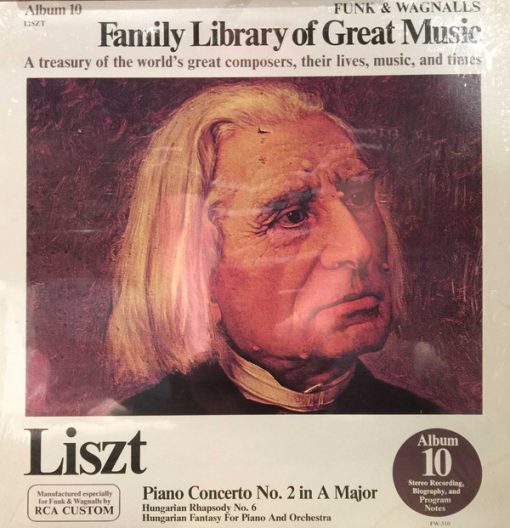 Franz Liszt, Nürnberger Symphoniker, Magyar Rádió És Televízió Szimfónikus Zenekara - Piano Concerto No. 2 In A Major / Hungarian Rhapsody No. 6 / Hungarian Fantasy For Piano And Orchestra (LP) (Mint (M))