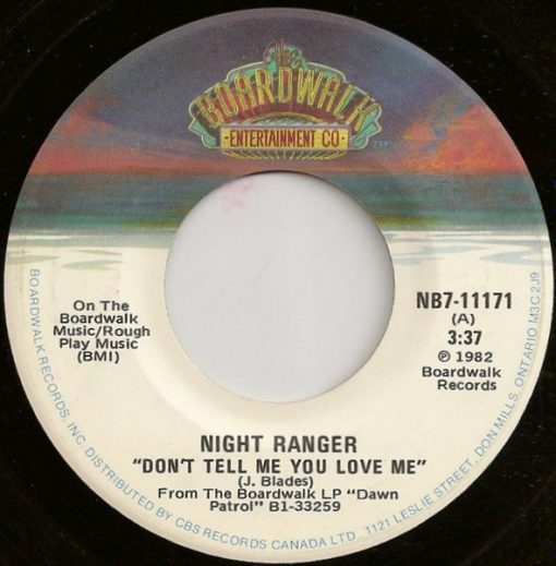 Night Ranger - Don't Tell Me You Love Me (7", Single) (Near Mint (NM or M-))