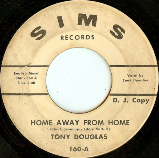 Tony Douglas (3) - Home Away From Home (7", Promo) (Very Good Plus (VG+))