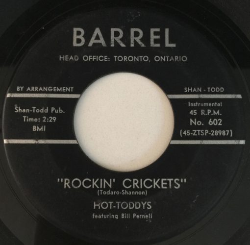 Hot-Toddys - Rockin' Crickets / Shakin' And Stompin' (7", Single) (Very Good (VG))