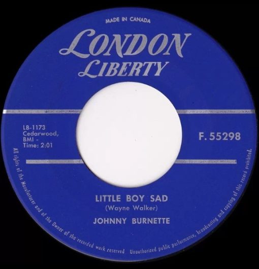 Johnny Burnette - Little Boy Sad / I Go Down To The River (7", Single) (Near Mint (NM or M-))