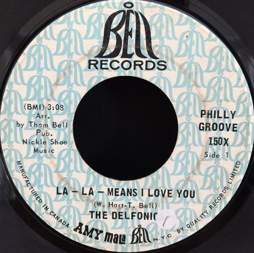 The Delfonics - La-La-Means I Love You / Can't Get Over Losing You (7", Single) (Very Good Plus (VG+))