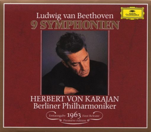 Ludwig van Beethoven - Herbert von Karajan, Berliner Philharmoniker - 9 Symphonien (5xCD, Album, RE, Box) (Near Mint (NM or M-))