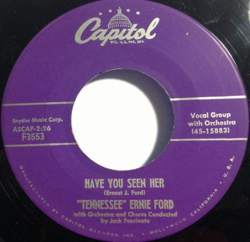 Tennessee Ernie Ford - Have You Seen Her (7", Single) (Near Mint (NM or M-))