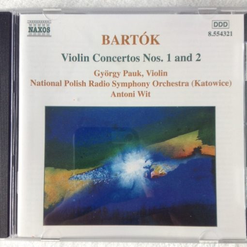 Béla Bartók - György Pauk / Narodowa Orkiestra Symfoniczna Polskiego Radia / Antoni Wit - Violin Concertos Nos. 1 And 2 (CD, Album) (Near Mint (NM or M-))