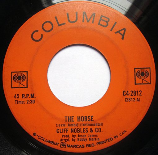 Cliff Nobles & Co - The Horse (Instrumental) / Love Is Alright (7", Single) (Near Mint (NM or M-))