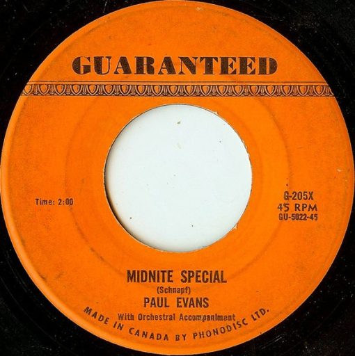 Paul Evans - Midnite Special (7") (Near Mint (NM or M-))