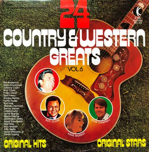 Various - 24 Country & Western Greats Vol. 6 (LP, Comp) (Mint (M))