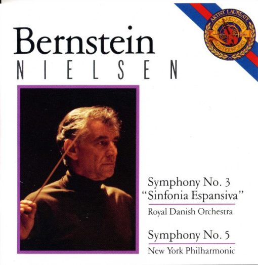 Leonard Bernstein, Carl Nielsen - Det Kongelige Kapel / New York Philharmonic - Symphony No. 3 "Sinfonia Espansiva" / Symphony No. 5 (CD, Comp, RM) (Near Mint (NM or M-))