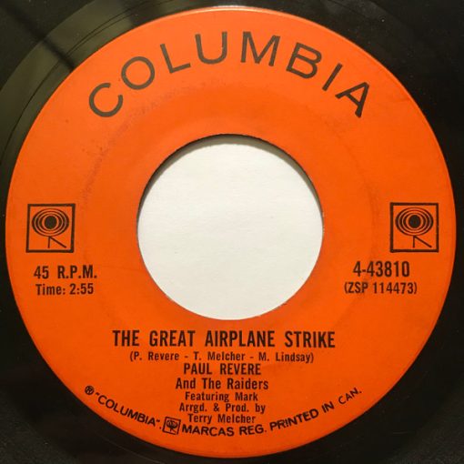 Paul Revere & The Raiders - The Great Airplane Strike / In My Community (7", Single) (Very Good Plus (VG+))