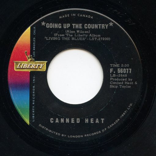 Canned Heat - Going Up The Country / One Kind Favor (7", Single) (Very Good Plus (VG+))