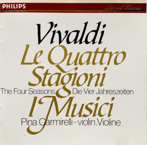 Antonio Vivaldi, Pina Carmirelli, I Musici - Le Quattro Stagioni (CD, RE, RP) (Near Mint (NM or M-))