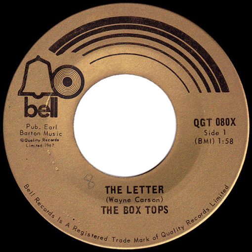 Box Tops - The Letter (7", RE) (Very Good Plus (VG+))