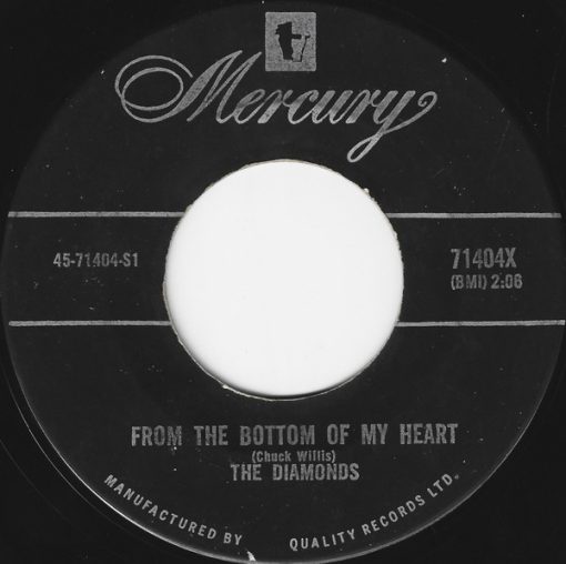 The Diamonds - From The Bottom Of My Heart / She Say (Oom Dooby Doom) (7", Single) (Near Mint (NM or M-))