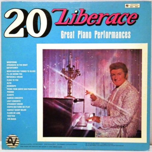 Liberace - 20 Great Piano Performances (LP, Comp) (Mint (M))