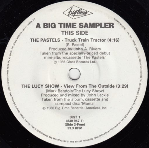 Various - A Big Time Sampler (7", EP) (Near Mint (NM or M-))