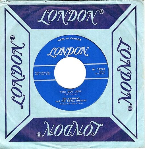 The Sa-Shays And The Royal Impalas - Boo Hoo Hoo/You Got Love (7") (Very Good Plus (VG+))