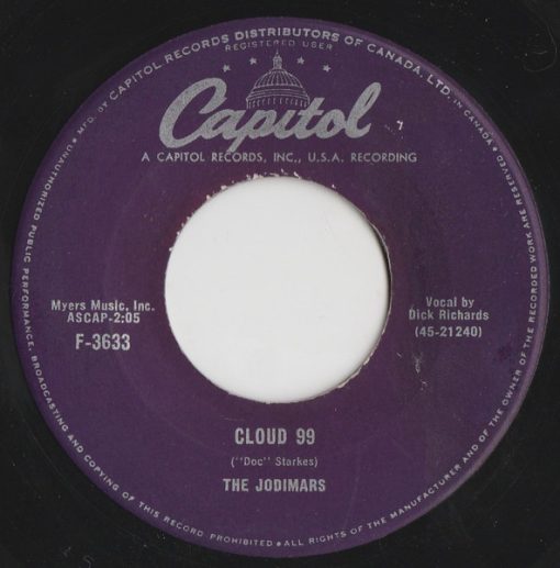 The Jodimars - Cloud 99 / Later (7") (Very Good Plus (VG+))