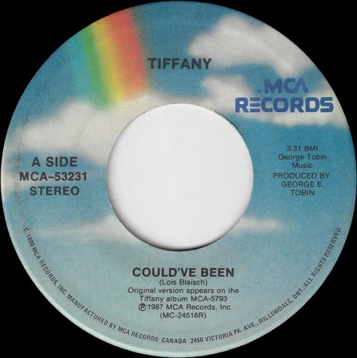 Tiffany - Could've Been (7", Single) (Near Mint (NM or M-))