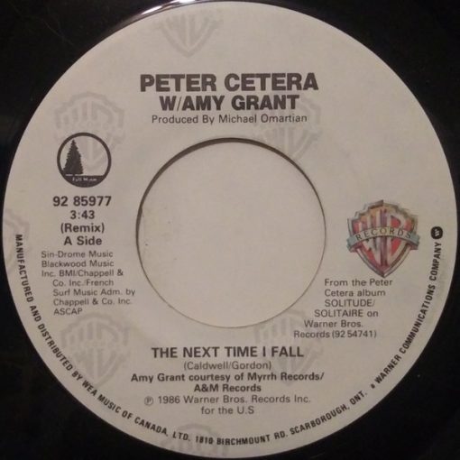 Peter Cetera W/ Amy Grant - The Next Time I Fall (7") (Near Mint (NM or M-))