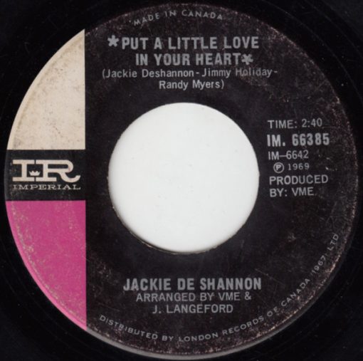 Jackie DeShannon - Put A Little Love In Your Heart (7") (Near Mint (NM or M-))